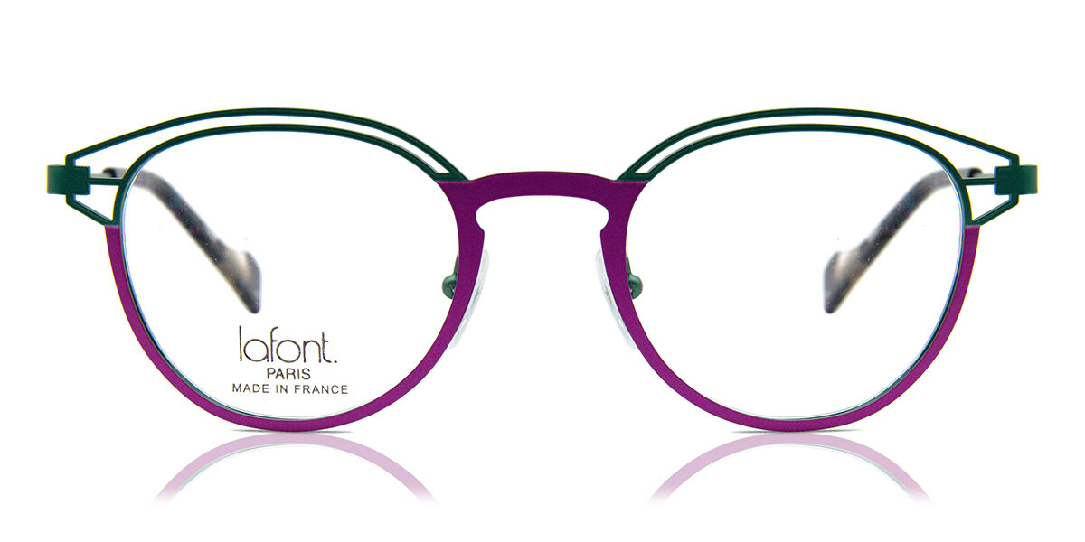 Lafont Opportune 4525 Women's Eyeglasses Green Size 48 (Frame Only) - Blue Light Block Available