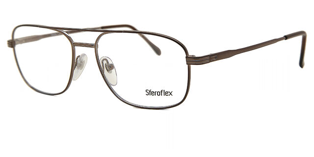 Sferoflex SF2152 352 Dark Brown Eyeglasses | SmartBuyGlasses US display picture 2