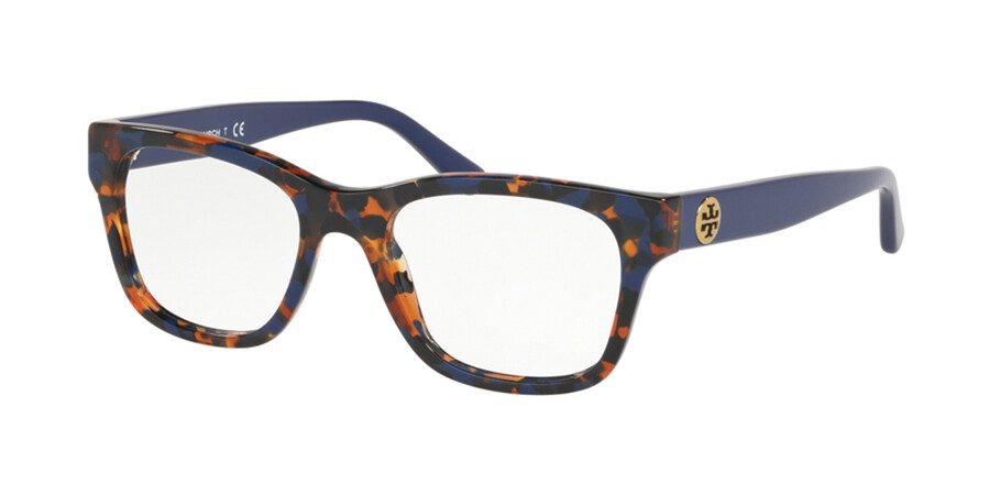 Tory Burch TY2098 1757 Eyeglasses in Blue Amber Tortoise | SmartBuyGlasses  USA
