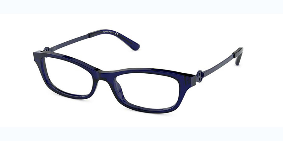 Tory Burch TY2106 1802 Glasses Transparent Dark Navy Blue | SmartBuyGlasses UK Tory Burch TY2106 1802 Glasses Transparent Dark Navy Blue | SmartBuyGlasses UK