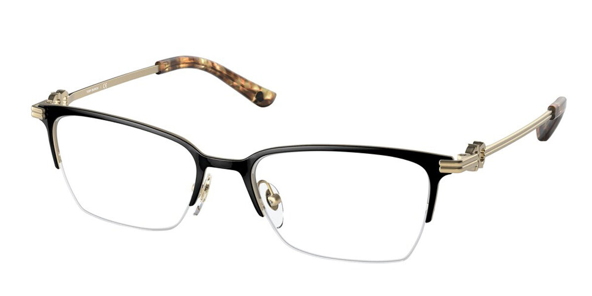 Tory Burch TY1068 3300 Glasses Satin Gold Black | SmartBuyGlasses UK