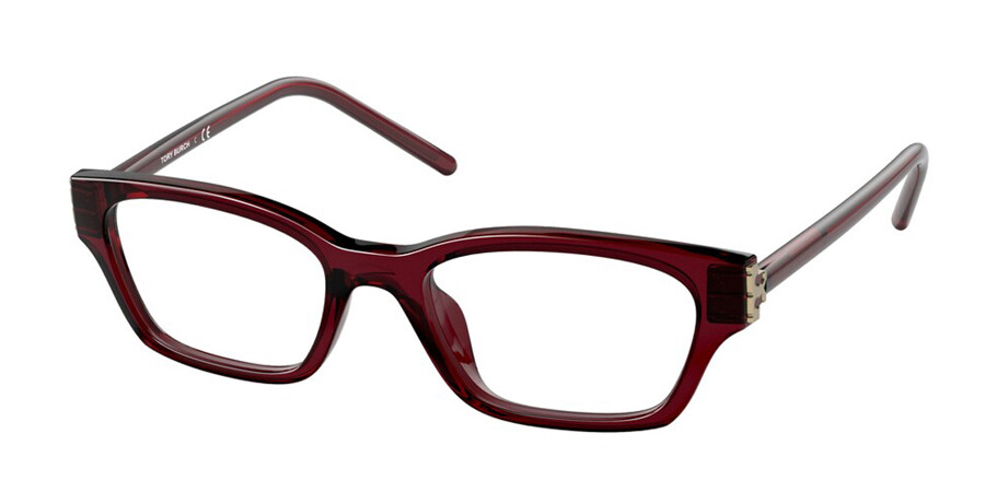 Tory Burch TY4009U 1833 Eyeglasses in Milky Bordeaux Burgundy |  SmartBuyGlasses USA