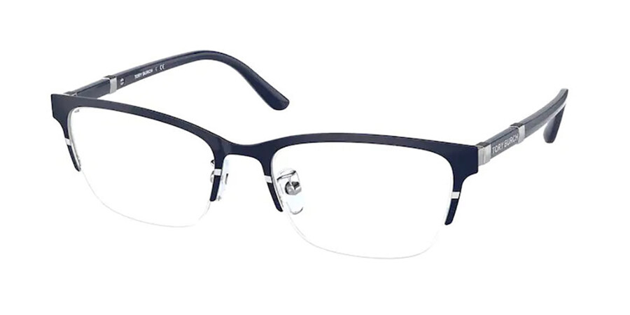 Tory Burch TY1069 3317 Eyeglasses in Navy Silver | SmartBuyGlasses USA