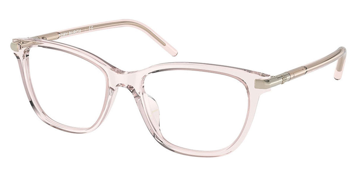 Tory Burch TY2124U 1882 Square Transparent Pink Eyeglasses | Vision ...