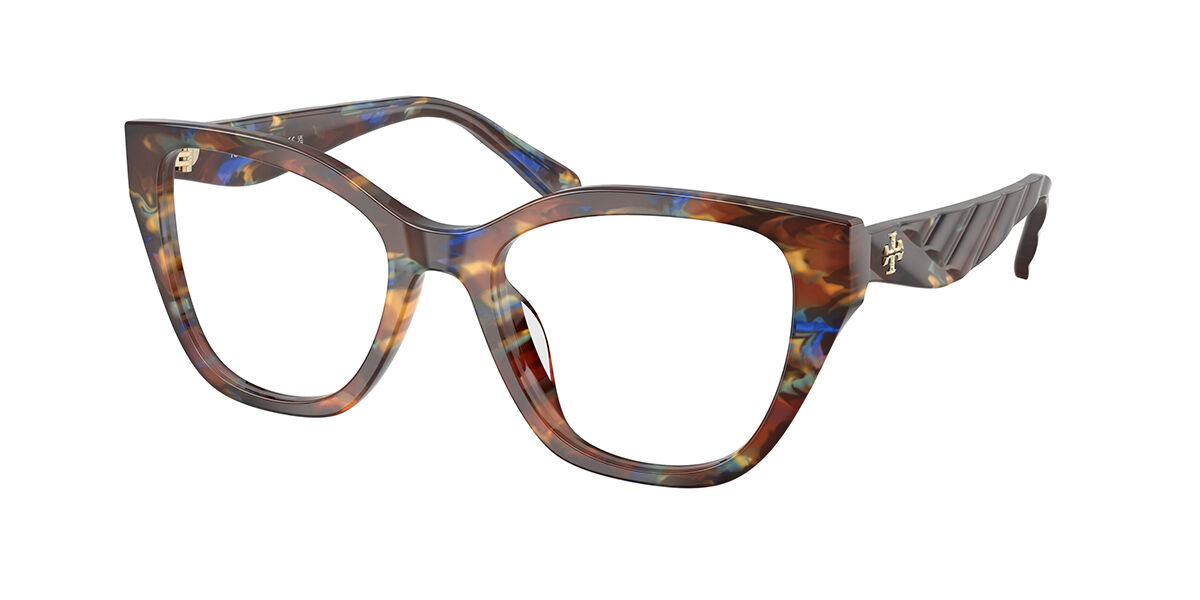 Tory Burch TY2174U 2092 53 Sk&ouml;ldpaddem&ouml;nstradeshell Glas&ouml;gon (Endast B&aring;ge) Kvinna