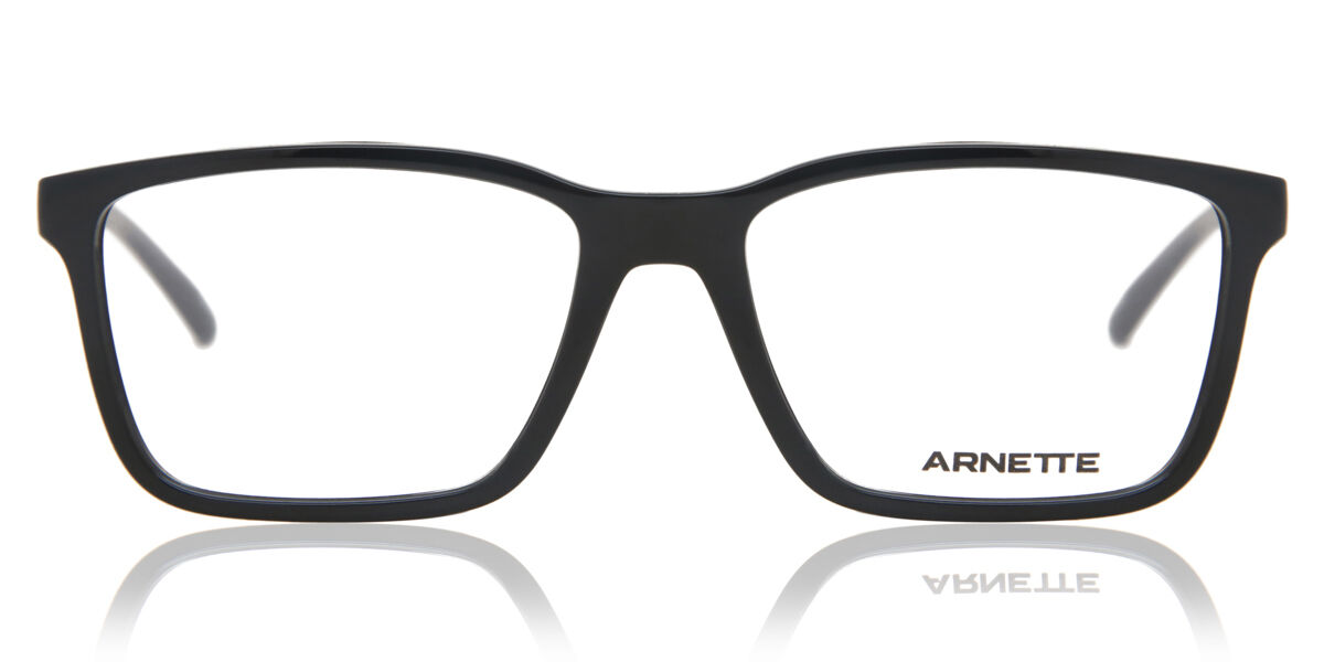 Photos - Glasses & Contact Lenses Arnette AN7208 Nakki 2753 Men's Eyeglasses Black Size 54 (Frame On 