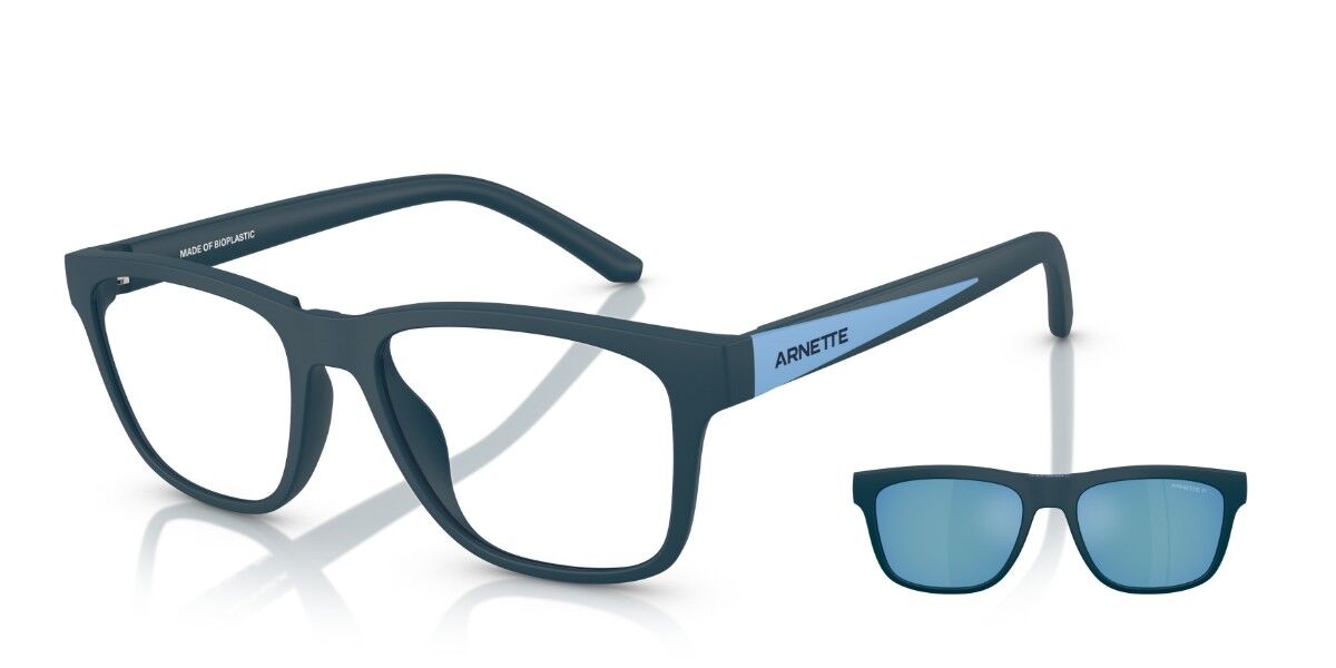 Arnette AN4347U Turbine With Clip-On 27821W Men's Eyeglasses Blue Size 54 (Frame Only) - Blue Light Block Available