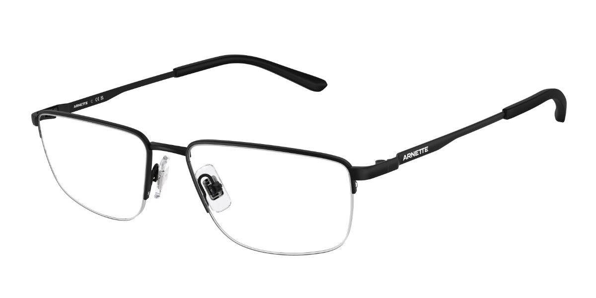 Arnette AN6147 Miez 737 Men's Eyeglasses Black Size 54 - Blue Light Block Available