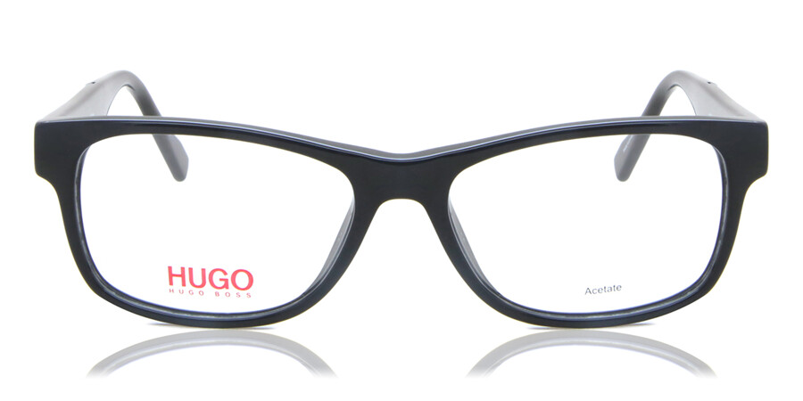nakomelingen Vertrouwen op Ontdek Hugo By Hugo Boss Hugo 0084 807 Eyeglasses in Black | SmartBuyGlasses USA