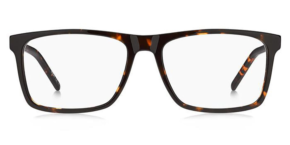 Lunettes De Vue HUGO HG1108 - Monture Rouge Corne - Taille 49/18/140 - Pour Femme - Garantie Internationale 2 Ans