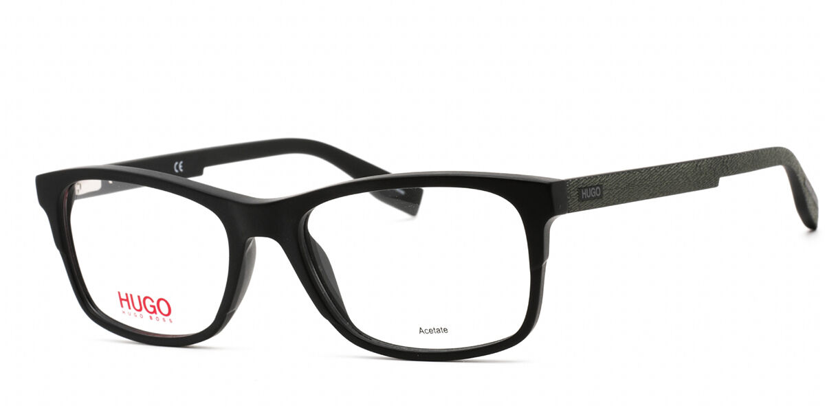 HUGO Hugo 0292 003 Men's Glasses Black Size - Free Lenses - HSA/FSA Insurance - Blue Light Block Available