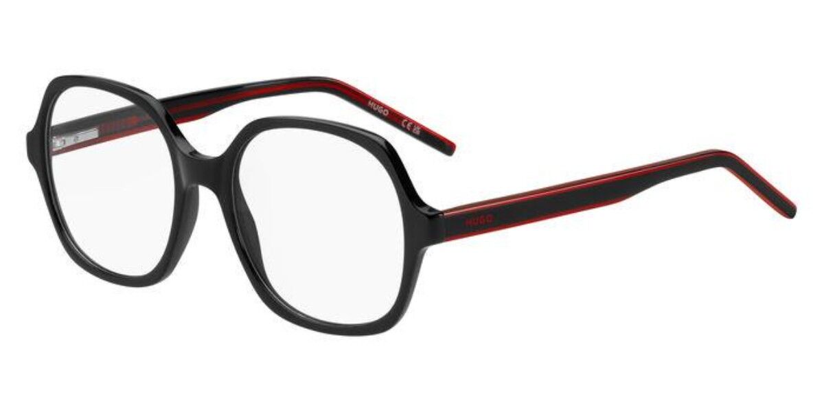 Oit's Rasmla HUGO HG 1302 OIT Oval Black Frame Eyeglasses | SmartBuyGlasses Singapore