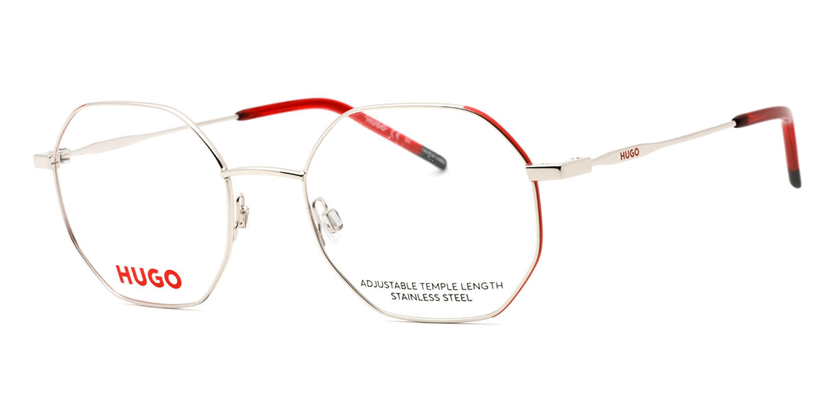 HUGO HG 1216 J2B Women's Eyeglasses Silver Size 51 (Frame Only) - Blue Light Block Available