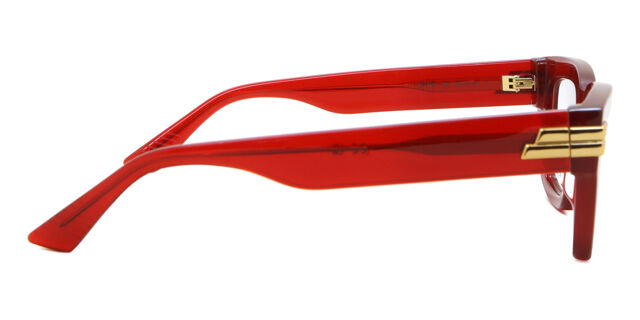 Bottega Veneta BV1190O 003 Transparent Burgundy Eyeglasses  display picture 1