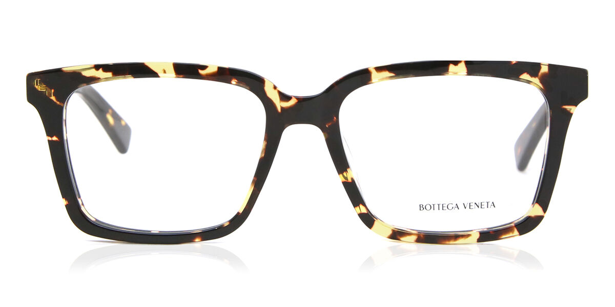 Bottega Veneta BV1228OA Asian Fit 002 Men's Eyeglasses Tortoiseshell Size 54 - Blue Light Block Available