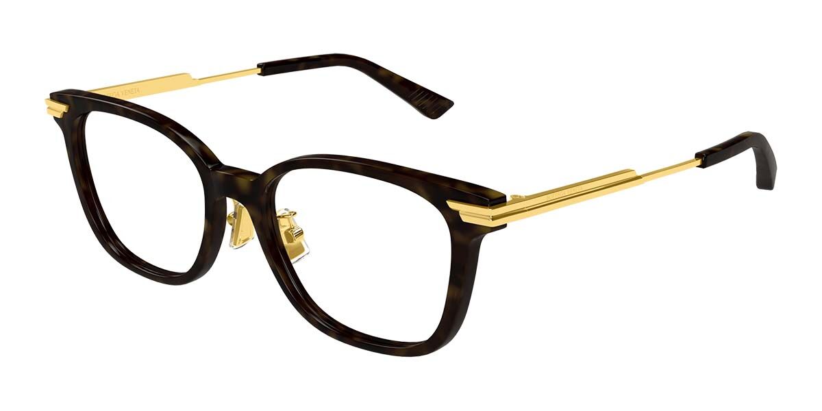 メガネ BOTTEGA VENETA Woman Optical frames Yellow BV1332O 002 Bottega Veneta BV1332O 001 - Gold Eyeglasses for Woman