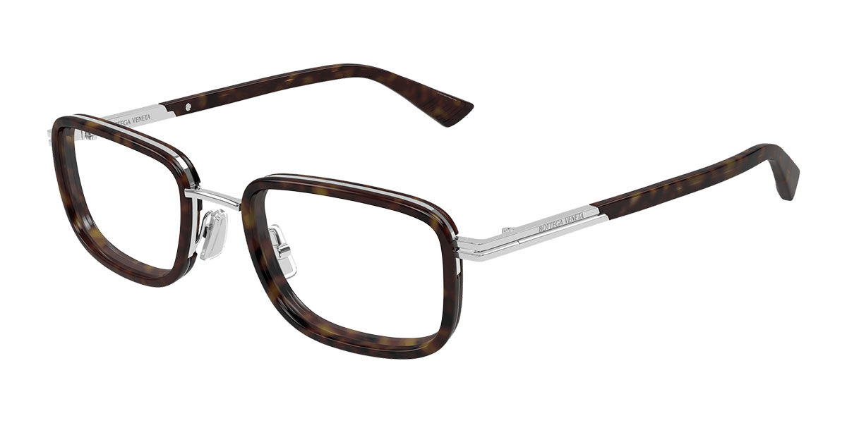 Bottega Veneta BV1464O 006 53 Sk&ouml;ldpaddem&ouml;nstradeshell Glas&ouml;gon (Endast B&aring;ge) M&auml;n