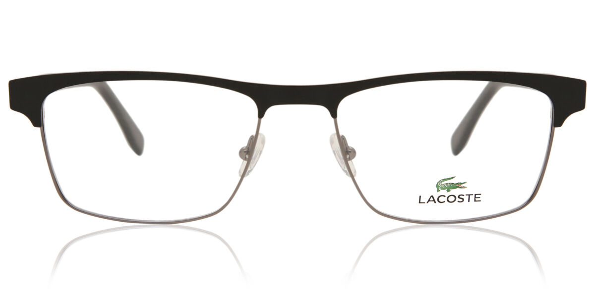 Photos - Glasses & Contact Lenses Lacoste L2198 001 Men's Eyeglasses Black Size 55  - Bl (Frame Only)