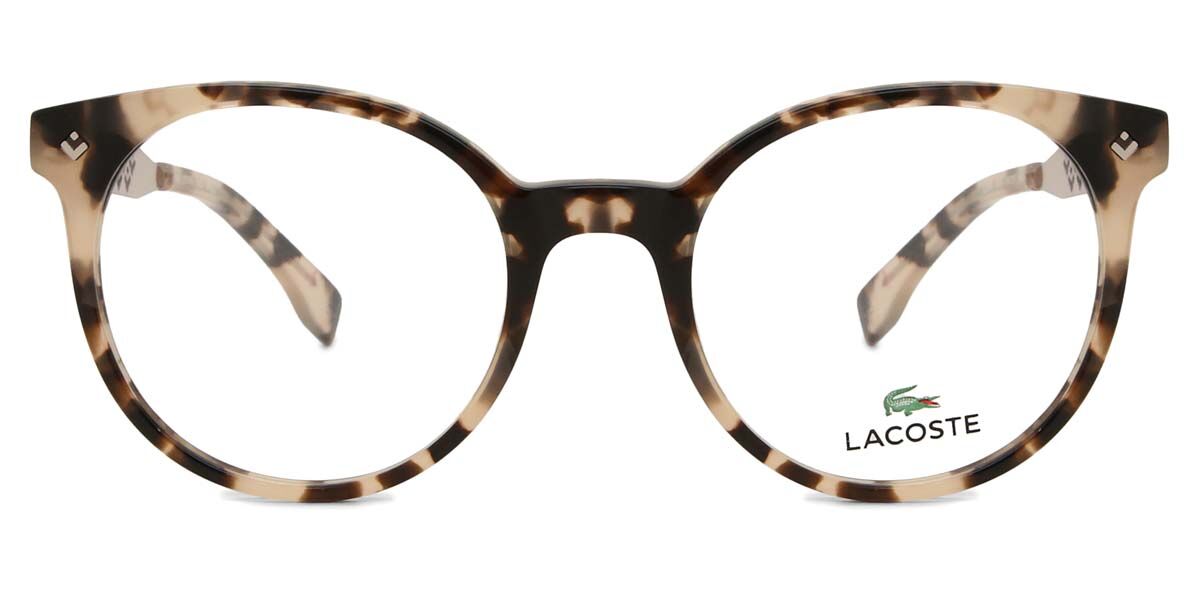 Lacoste L2806 219 50 Sköldpaddemönstradeshell Glasögon (Endast Båge) Kvinna