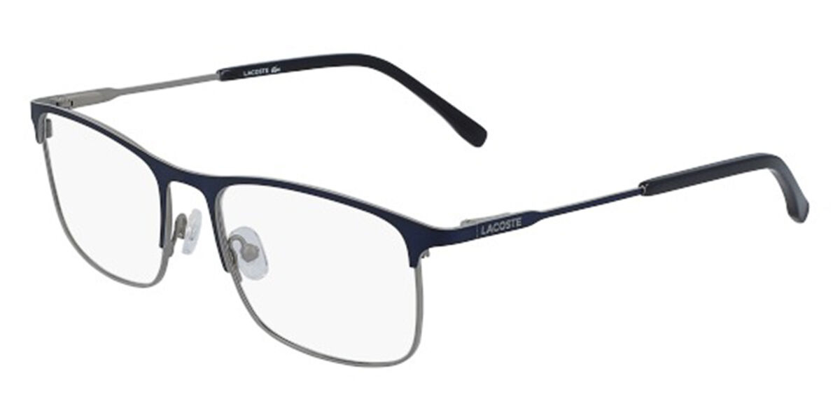 Photos - Glasses & Contact Lenses Lacoste L2252 424 Men's Eyeglasses Grey Size 54  - Blu (Frame Only)