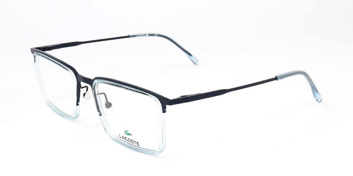 Lacoste L2263 424 Glasses Transparent Blue Black | VisionDirect Australia