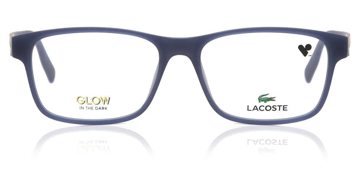 Photos - Glasses & Contact Lenses Lacoste L3649 424 Men's Eyeglasses Grey Size 50  - Blu (Frame Only)
