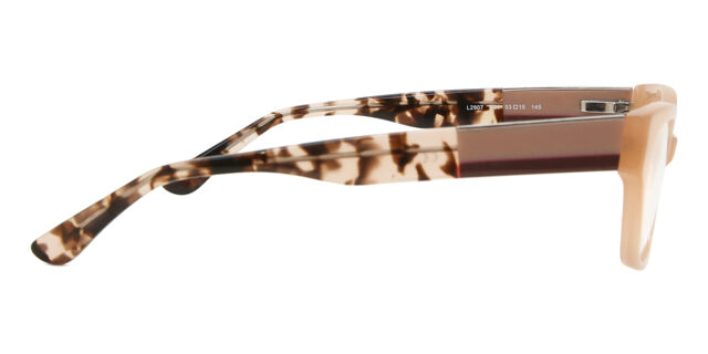 Lacoste L2907 681 Peach Opaline Eyeglasses | SmartBuyGlasses US display picture 3