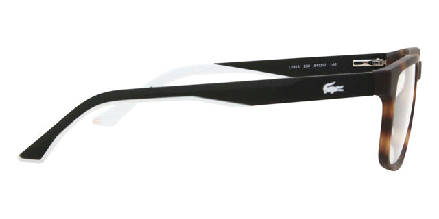 New LACOSTE L-2912 230 Matte Havana Eyeglasses w/Black & White Temples 54/17/140 Lacoste | Accessories | New Lacoste L292 23 Matte Havana  main image 3