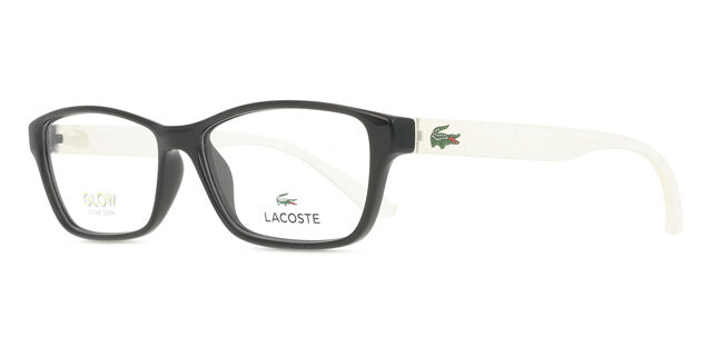 New KIDS Lacoste L-3803B 002 Black Eyeglass w/Glow in the Dark Temples 51/14/135 New KIDS Lacoste L-3803B 002 Black Eyeglass w/Glow in the  main image 3