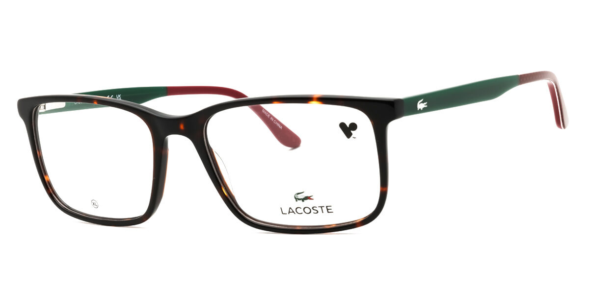 Lacoste L2993 220 57 Sk&ouml;ldpaddem&ouml;nstradeshell Glas&ouml;gon (Endast B&aring;ge) M&auml;n