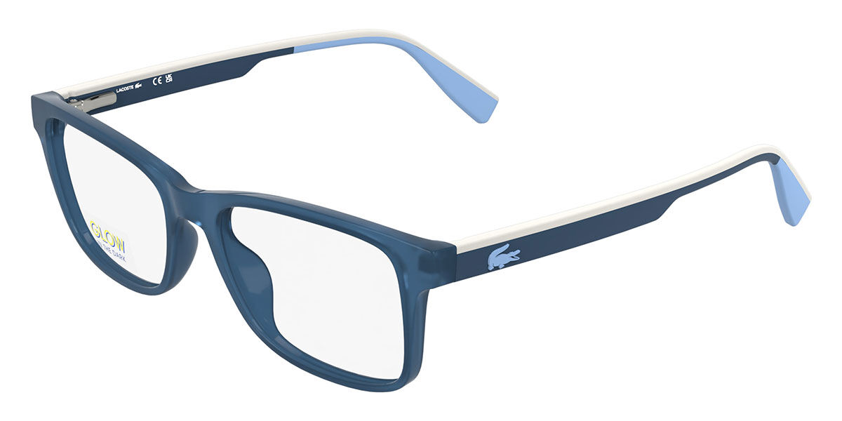 Lacoste L3665 400 50 Bl&aring;a Glas&ouml;gon (Endast B&aring;ge) M&auml;n
