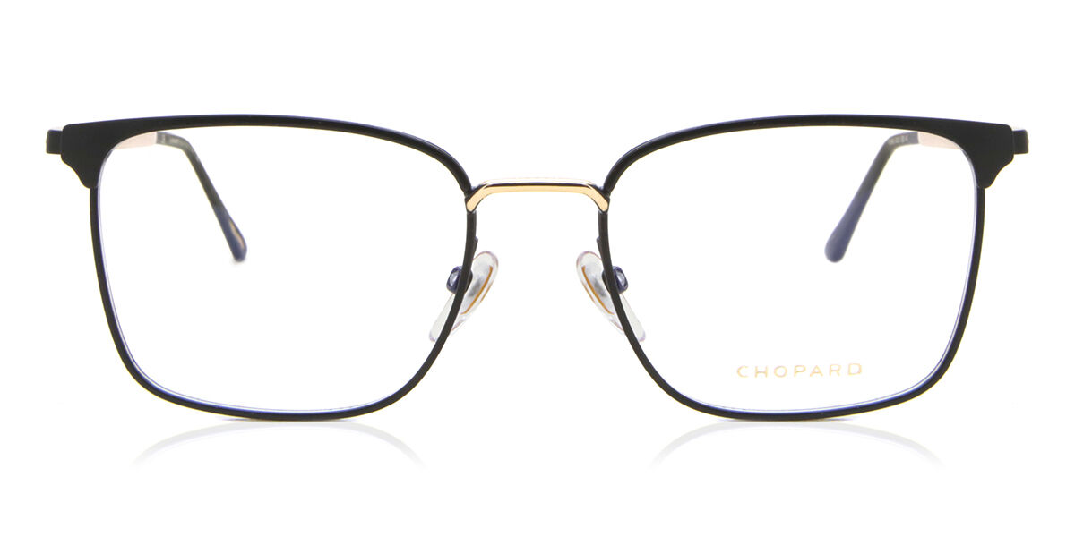 Photos - Glasses & Contact Lenses Chopard VCHG06 0305 Men's Eyeglasses Black Size 55   (Frame Only)