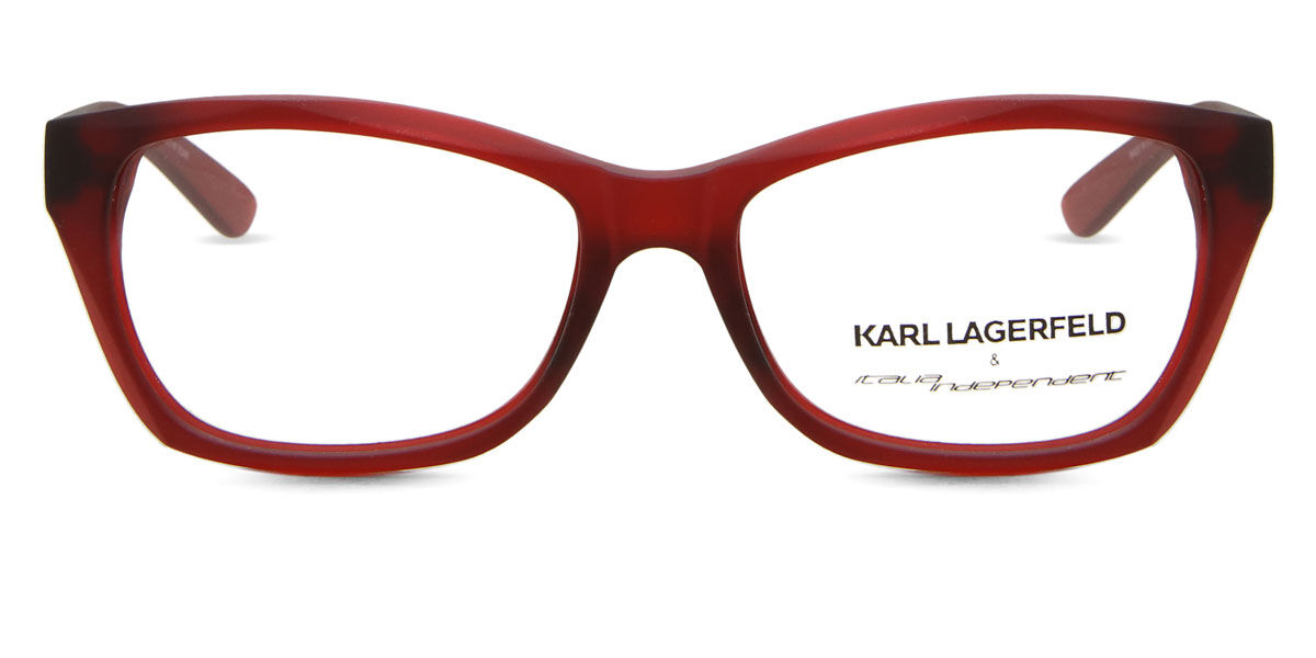 Italia Independent II E KL MOD. 1003 Women's Glasses, Red, Size 53