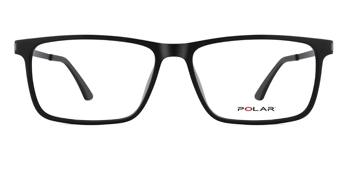 Polar 521 With Clip-On 76/G Gafas Recetadas Para Hombre Negras