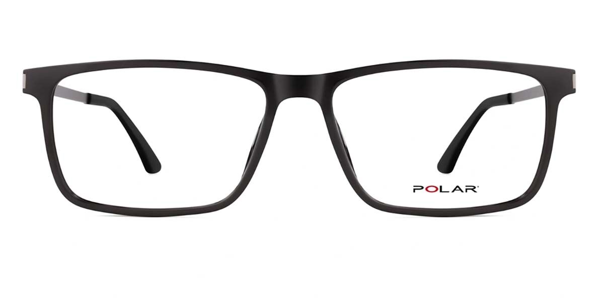 Polar 521 With Clip-On 77/F Men's Glasses Black Size - Free Lenses - HSA/FSA Insurance - Blue Light Block Available
