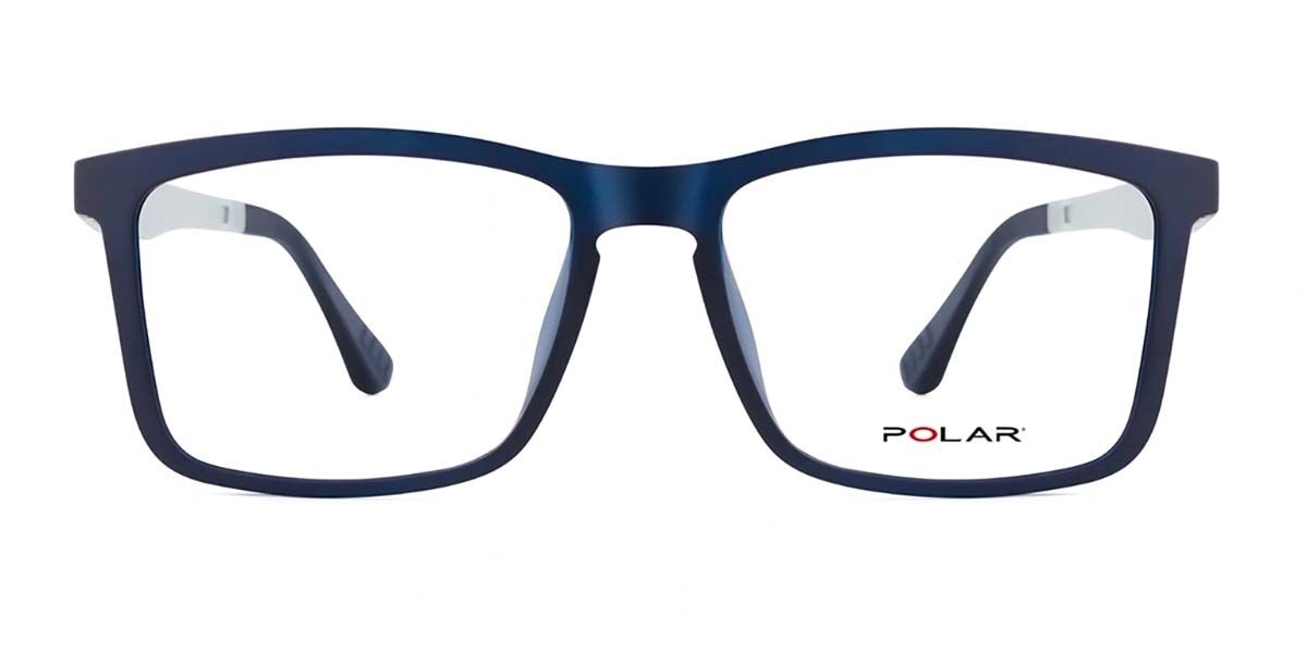 Polar 523 With Clip-On 20 Men's Glasses Blue Size - Free Lenses - HSA/FSA Insurance - Blue Light Block Available