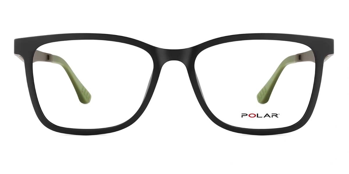 Polar 524 With Clip-On 44 Men's Glasses Black Size - Free Lenses - HSA/FSA Insurance - Blue Light Block Available