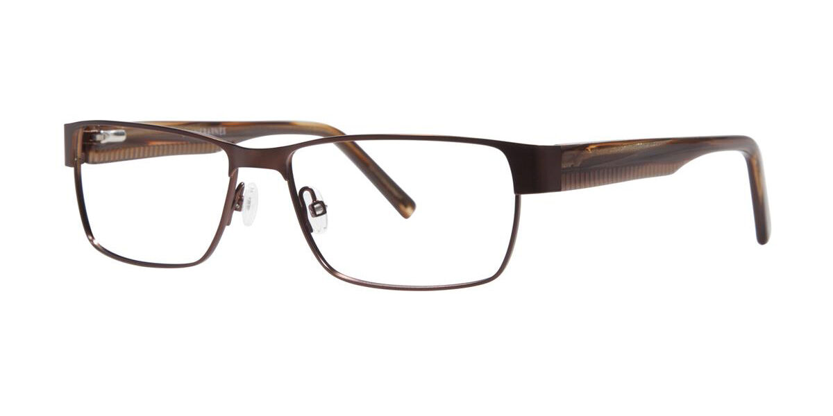 Jhane Barnes Arithmetic Men&rsquo;s Glasses, Brown, Size 54