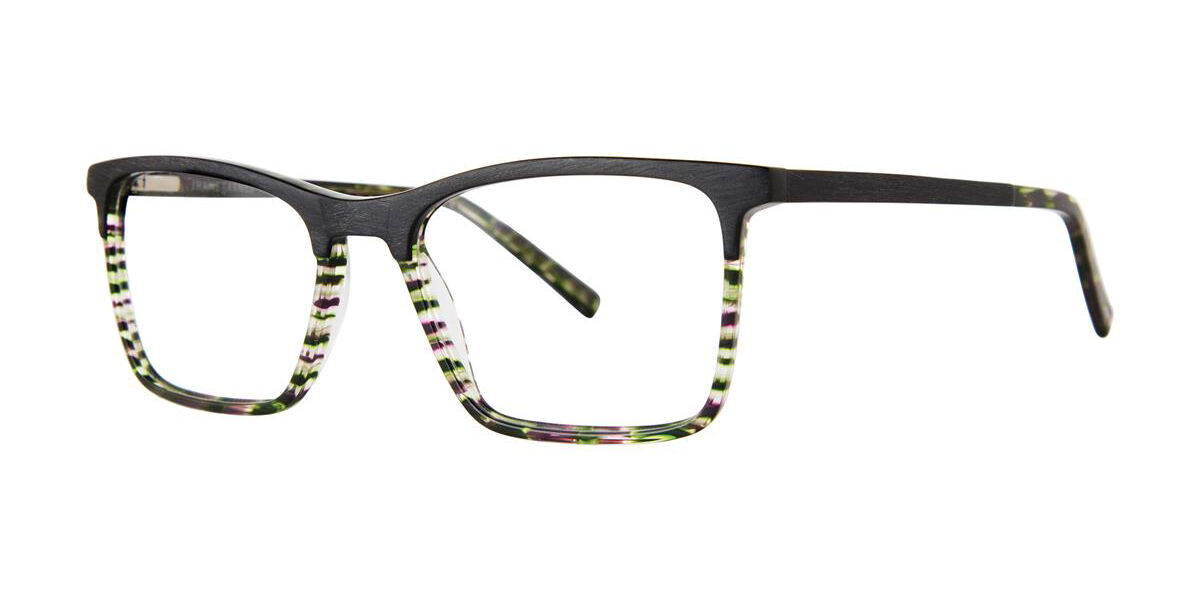 Jhane Barnes Row of Operations Men&rsquo;s Glasses, Green, Size 55