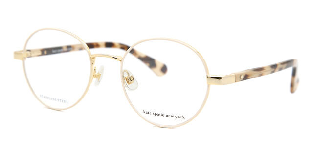 Kate Spade Marciann Y3R Ivory White On Gold Eyeglasses  display picture 3