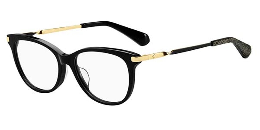 Kate Spade Emalie/F Asian Fit 807 Glasses Black | SmartBuyGlasses Ireland