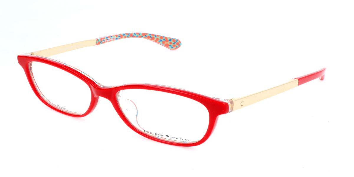 Kate Spade Jodiann/F Asian Fit XSU Eyeglasses in Red | SmartBuyGlasses USA