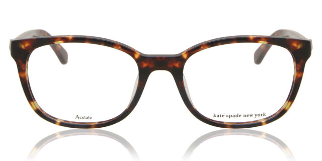 KATE SPADE RUTHIE EQ6/Y6 CLEAR TORTOISE FRAME&TEMPLES CLEAR LENSES OEM NEW AUTH Kate Spade Darcie Pink/Clear/Tortoise Eyeglasses | Includes  main image 4