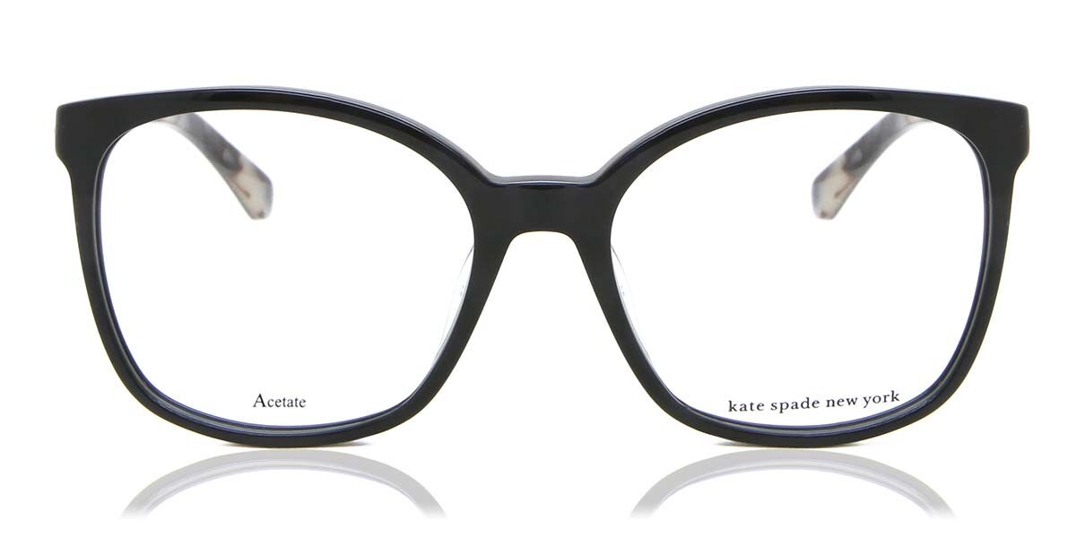 Photos - Glasses & Contact Lenses Kate Spade Maci 807 Men's Eyeglasses Black Size 52  (Frame Only)