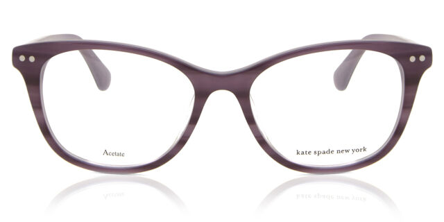Kate Spade Kamila B3V Purple Stripped Eyeglasses  display picture 3