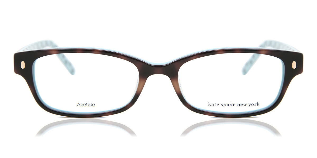 Kate Spade LUCYANN 2NL Glasses Dark Havana Blue | VisionDirect Australia