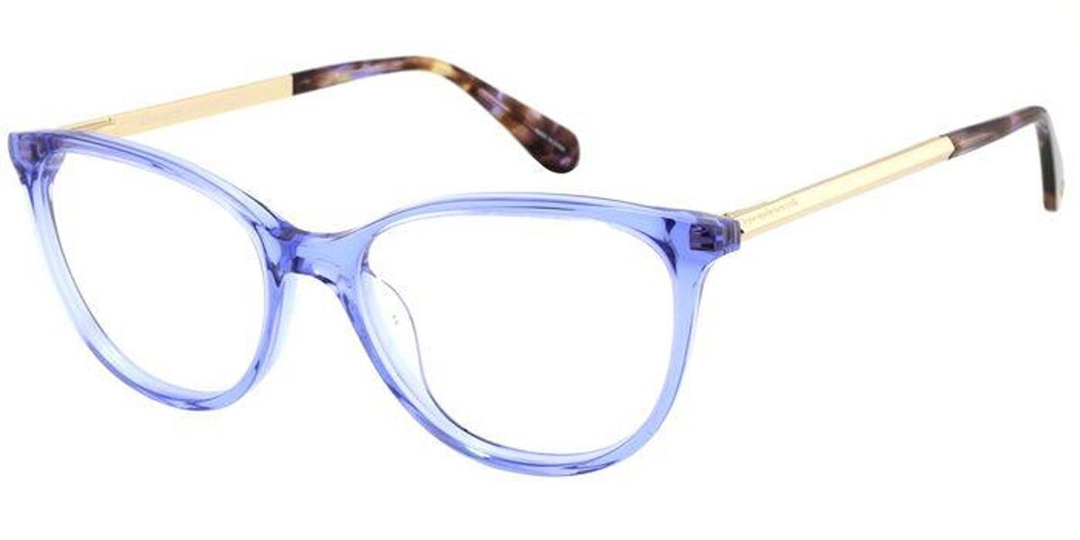 Photos - Glasses & Contact Lenses Kate Spade Kimberlee PJP Women's Eyeglasses Blue Size 52 (Frame 