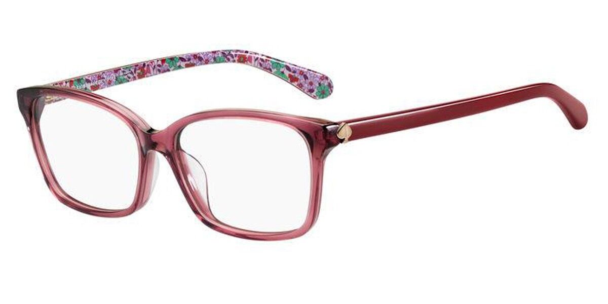 Kate Spade MIRIAM/G LHF Eyeglasses in Clear Opal Burgundy | SmartBuyGlasses  USA