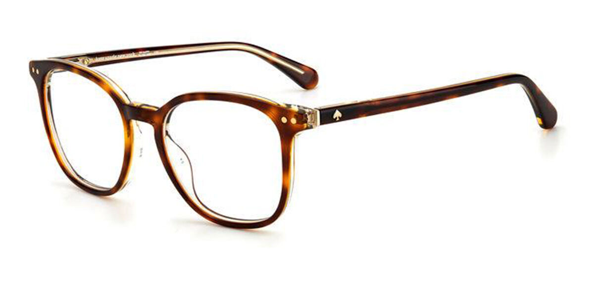 Photos - Glasses & Contact Lenses Kate Spade Hermione/G Asian Fit 086 Women's Eyeglasses Tortoise 