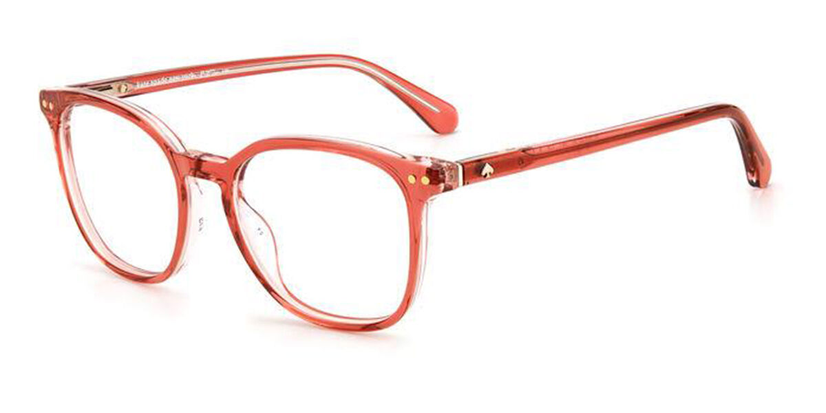 Kate Spade Hermione/G Asian Fit 35J Eyeglasses in Transparent Pink ...